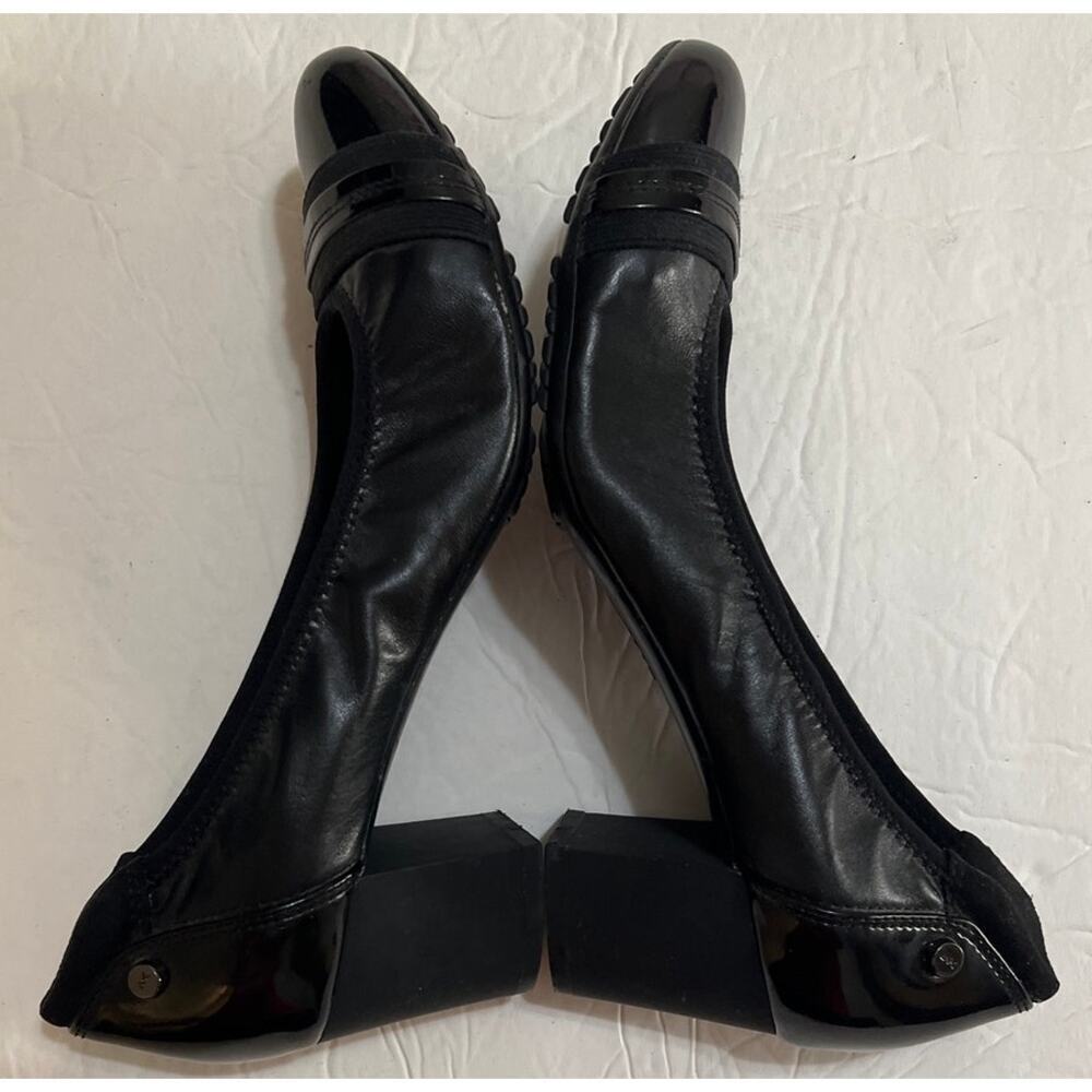 Anne Klein Women's Leather Guardian Sport Block Heel Pumps Black Size 7.5 - Picture 7 of 11